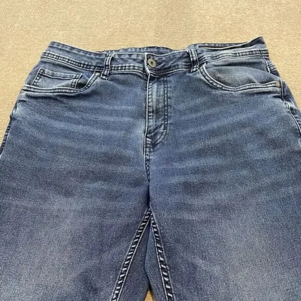 The Perfect Jean NYC Jeans Men's 34x32 Blue Denim Athletic Fit Stretch Pant